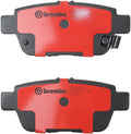 Brembo 09-14 Acura TL/06-14 Honda Ridgeline Rear Premium NAO Ceramic OE Equivalent Pad