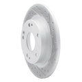 R1 16-25 Honda Civic Hatchback Rear Right Drilled & Slotted Geoperformance Rotor