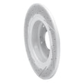 R1 16-25 Honda Civic Hatchback Rear Right Drilled & Slotted Geoperformance Rotor