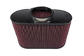 S B Air Filter 4x12 Inch Oval - Red Oil