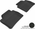 3D MAXpider 2012-2020 BMW 3 Series/4 Series Gran Coupe F30/F36 Kagu 2nd Row Floormats - Black