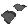 3D MAXpider 2005-2010 Volkswagen Jetta/Golf Kagu 2nd Row Floormats - Black