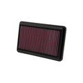 K&N Replacement Air Filter 10.188in O/S Length x 6.375in O/S Width x 1.063in H for 12 Honda Civic Si