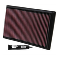 K&N Engineering air filter installed view