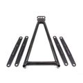 Jacobs Ladder 13-5/8in w/Straps Black 3-Hole
