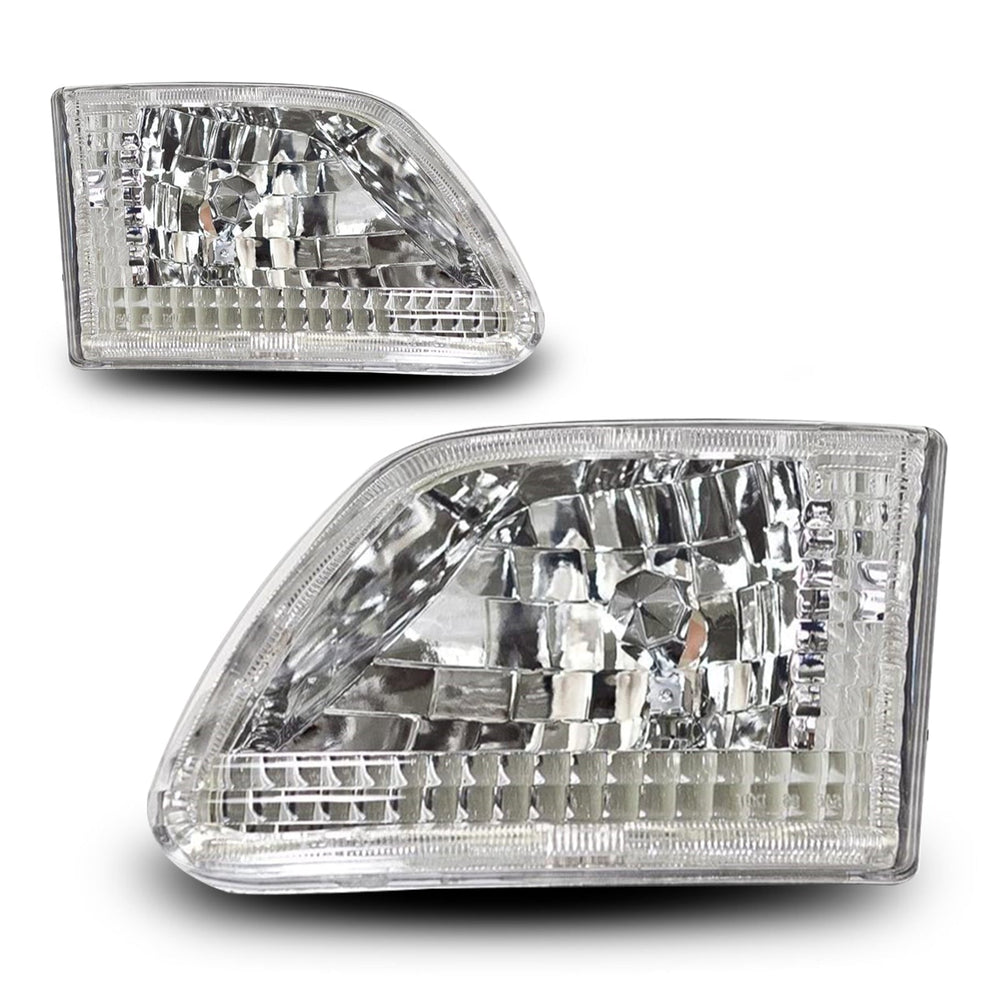 9702 FORD F150 /9703 F250/9702 FORD EXPEDITION CRYSTAL HEAD LIGHTS(CHROME/CLEAR)