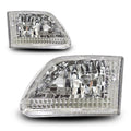 9702 FORD F150 /9703 F250/9702 FORD EXPEDITION CRYSTAL HEAD LIGHTS(CHROME/CLEAR)