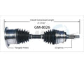 NEW CV AXLE