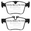 EBC 2016+ Jaguar F-Pace 2.0L TD (180) Ultimax2 Rear Brake Pads