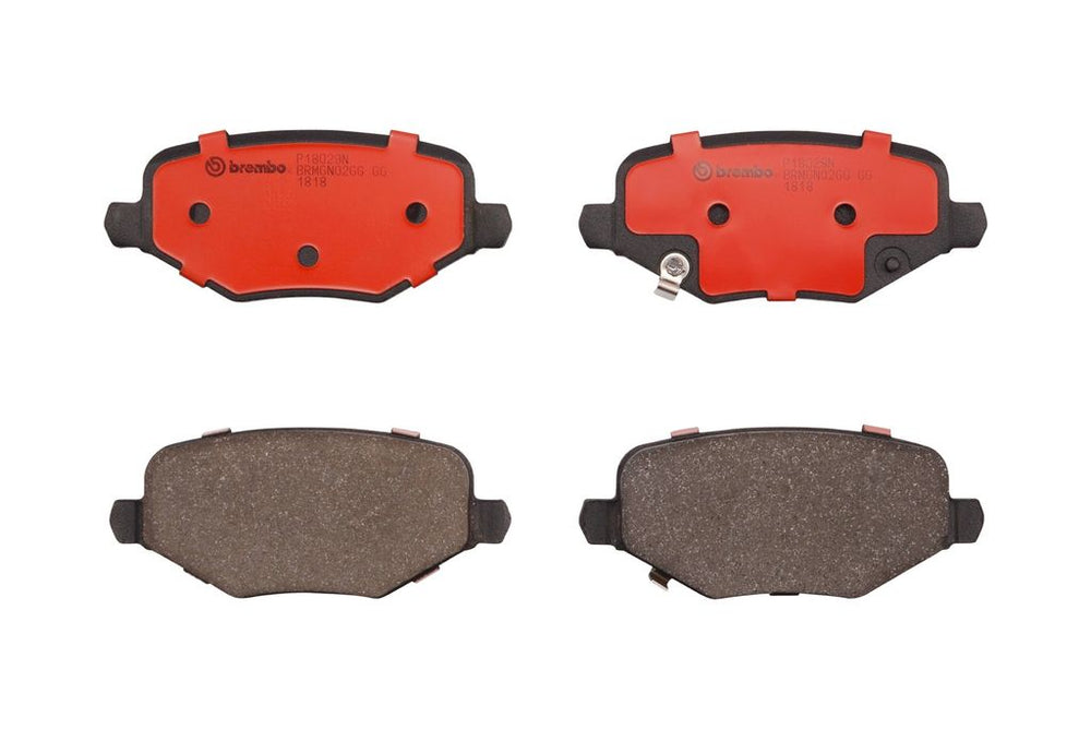 Brembo 12-15 Ram C/V/13-14 Volkswagen Routan Rear Premium NAO Ceramic OE Equivalent Pad