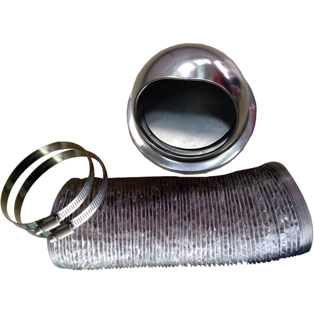 OUTSIDE VENT KIT-BLACK