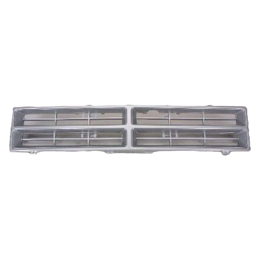 GRILLE; ARGENT; BLACK; 86-90 DODGE