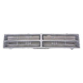 GRILLE; ARGENT; BLACK; 86-90 DODGE