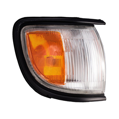 RH FRONT MARKER LAMP ASSY; W/BLACK RIM; TO 12/98; PATHFINDER 9699