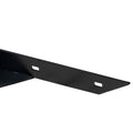 Kentrol 55-86 Jeep CJ Rear Body Guard Jeep Black Powder Coated Stainless