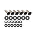 Kentrol 55-86 Jeep CJ Rear Body Guard Jeep Black Powder Coated Stainless