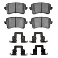 DFC 08-17 Audi Q5 (USA/Canada) Except Hybrid Rear 5000 Adv Low Metallic Brake Pads & Hardware Kit