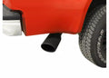 Black Powder Coated Stainless Steel Exhaust Tip 14 Inch Inlet Size: 2 3/4 Inch Outlet Size: 4.0 Inch Textured Black Go Rhino