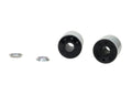 Control arm - lower inner rear bushing 2 Shell Bushings 2 Washers Install Guide Grease