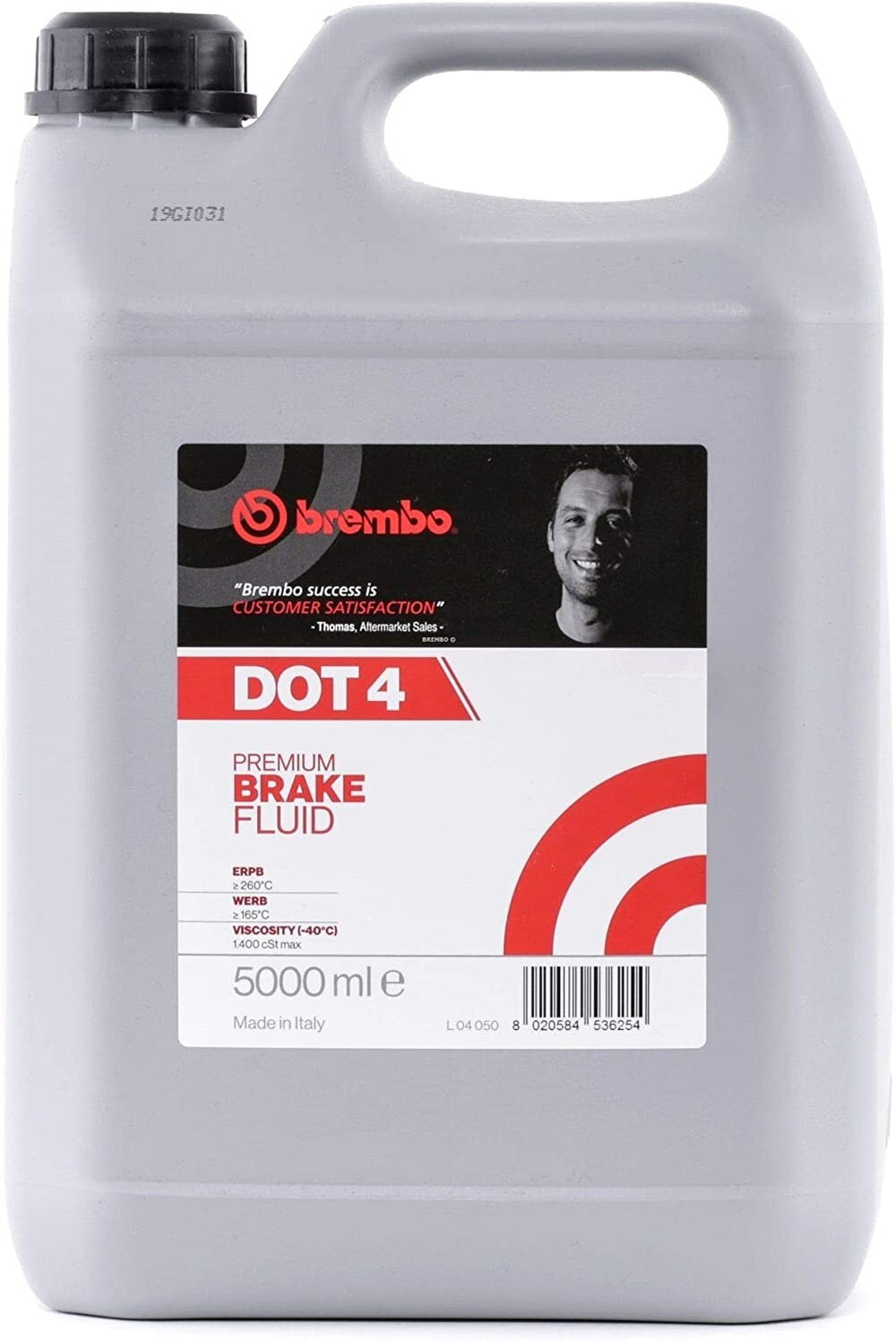 Brembo DOT 4 Brake Fluid (5000 ML)