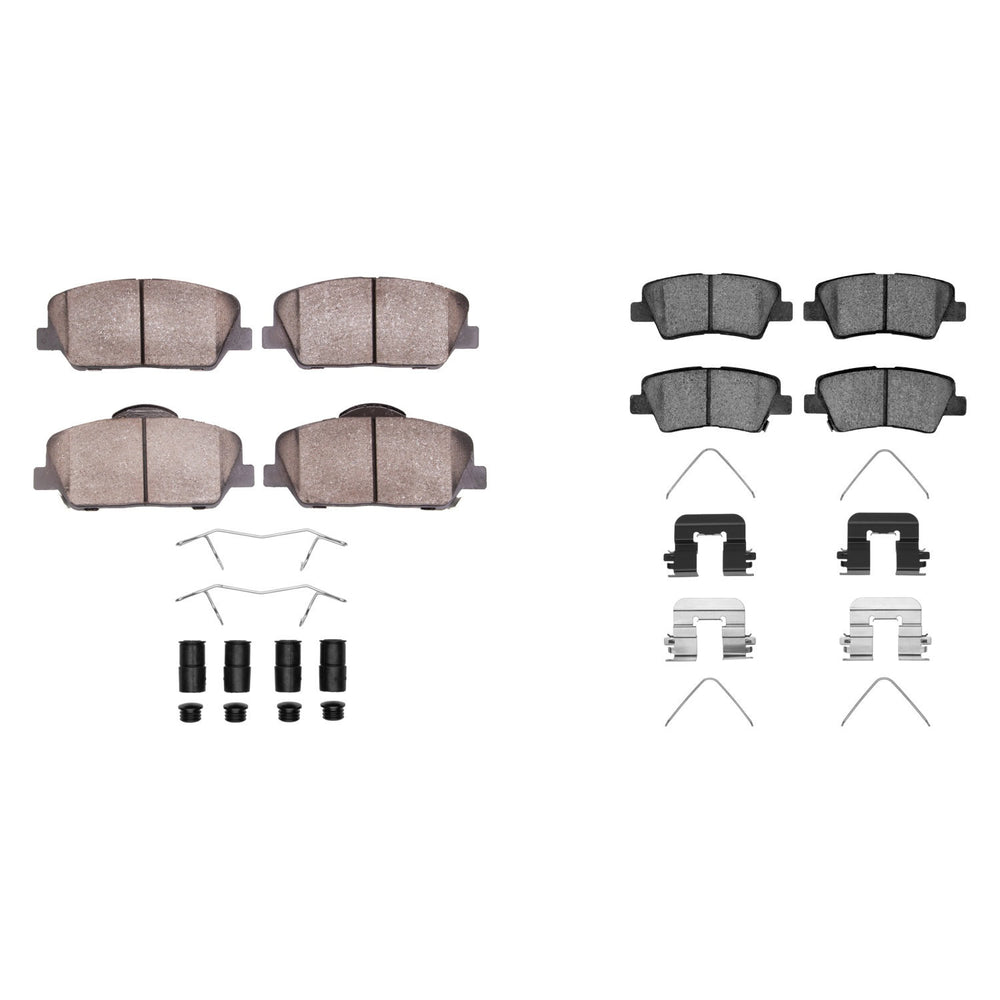 R1 2010-2016 Hyundai Genesis Coupe Front R1 Optimum OE Pads & Hardware Kit