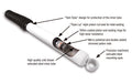 Rear Shock Absorber for Select 2002-2012 Jeep KJ, KK Liberty, Left or Right Crown Automotive