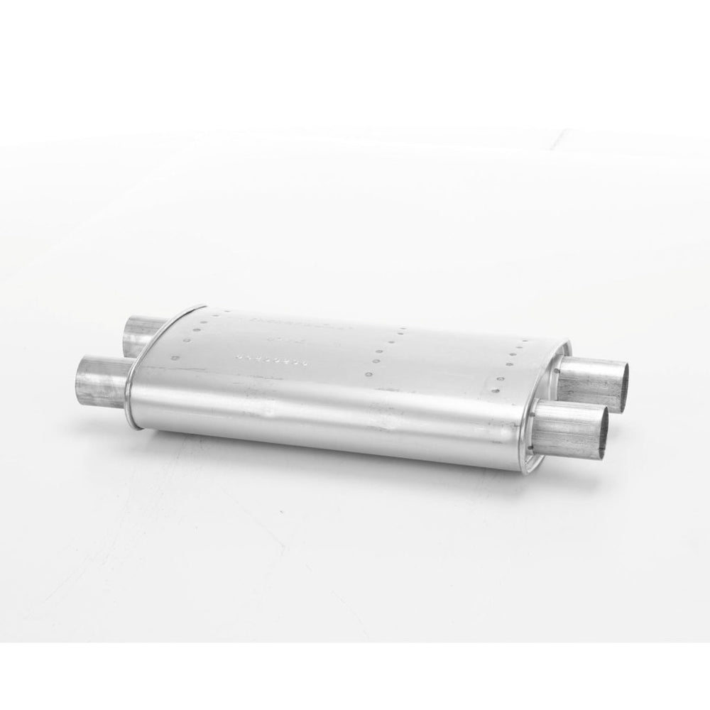 MUFFLER CHERRY BOMB TURBO LG. OVALD/D 22IN OAL 2.25IN(2)2.25IN(2)