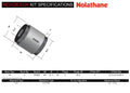 Leading arm - to diff bushing 4 Shell Bushings 4 Tubes Install Guide Grease
