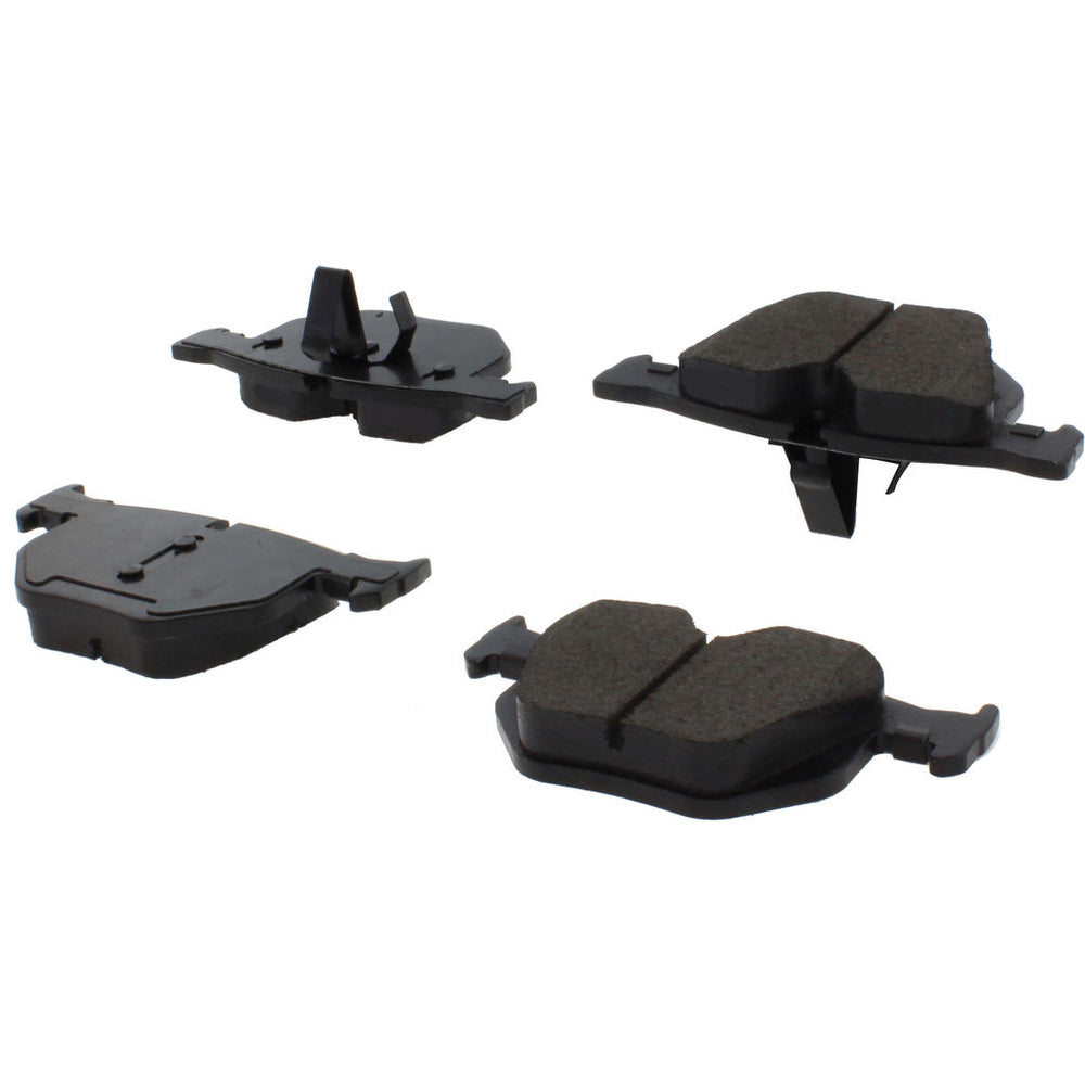 Centric Posi-Quiet Ceramic Brake Pads w/Shims & Hardware - Rear