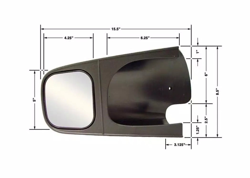9404 DG/DAK/DUR 6IN X 9IN TOW MIRROR (PAIR)