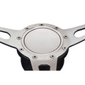 HORN BUTTON BILLET ALUMINUM SINGLE CONTACT SMOOTH POLISHED FOR MK4/9 WHEELS