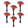 MSD Ignition Coil Blaster Series Fits Nissan/Infiniti 3.5L Red Fits Nissan 2007-2020 350Z/Altima/Maxima/Murano/Pathfinder/Quest Infiniti 2008-2020 G25 2.5L/Ex35/Fx35/G35/Jx35/M35/M35H/Q50/Q70/Qx60 3.5L Engine MSD Ignition