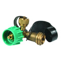 BRASS 90 TEE W/ 3 PORTS