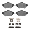 R1 93-98 Mercury Cougar Front Euro Ceramic Brake Pads and Hardware Kit