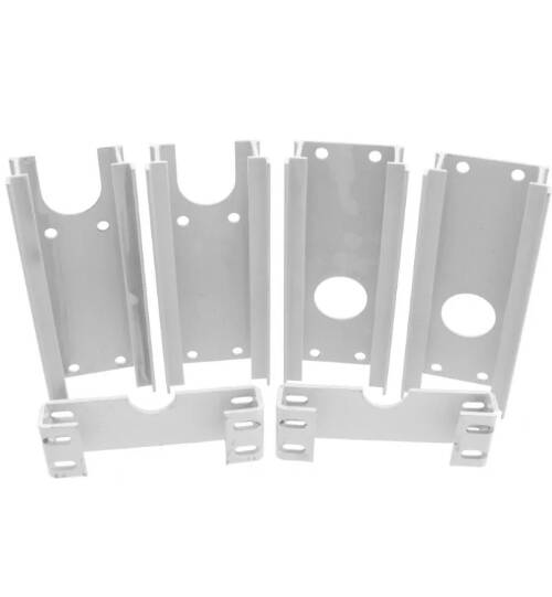 POWER AWNING HARDWARE 6IN STANDOFF KIT POLAR WHITE
