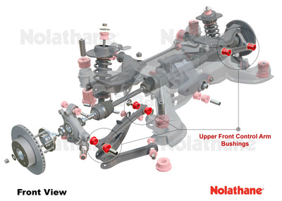 Control arm - upper front bushing 4 Shell Bushings 4 Tubes Install Guide Grease