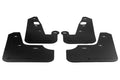Rally Armor 07-17 Mitsubishi Lancer Basic Black Mud Flap w/ Black Logo