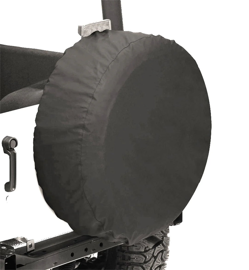 Tire Cover; 31 in x 11 in Black Denim 31 in x 11 in