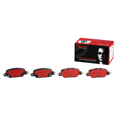 Brembo 17-19 Honda CR-V Rear Premium NAO Ceramic OE Equivalent Pad