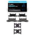 R1 11-18 Porsche Cayenne Rear Ceramic Brake Pads & Hardware Kit