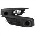 2/4Dr Smoke Bumper Driving Fog Lights w/ Switch Bulbs