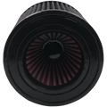 Air Filter For Intake Kits 75-2557 Oiled Cotton Cleanable 7 Inch Red S&B