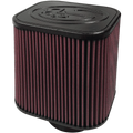 Air Filter For Intake Kits 75-1532, 75-1525 Oiled Cotton Cleanable Red S&B