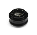 MARK 40 BLACK BILLET ALUMINUM STEERING WHEEL HUB ADAPTER WITH FLAMING RIVER COLU