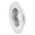 DFC 14-24 Mini Cooper (Excl Clubman) Rear Left Drilled & Slotted Silver Brake Rotor