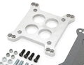 CARBURETOR ADAPTER; LRG. ROCHESTER CARB TO SML. ROCH/HOLLEY/AFB MANI.CAST ALUM.195964 PONTIAC ENGI