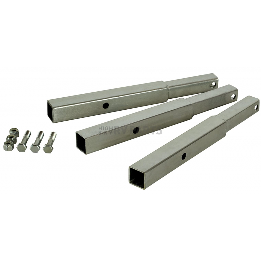 8IN TRIPOD LEG EXTENSIONS ALUMINUM 3/PACK