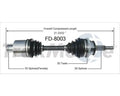 NEW CV AXLE