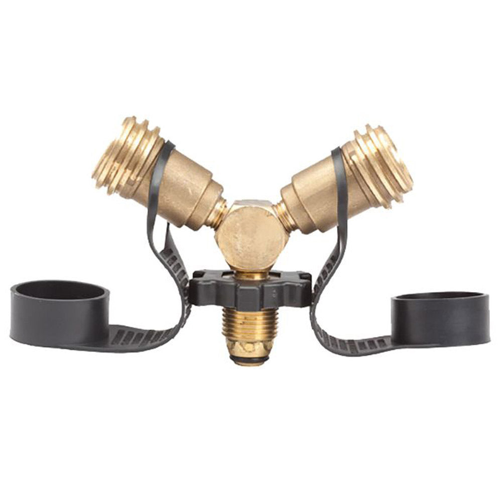 MR. HEATER PROPANE Y FEMALE ADAPTER WITH HANDWHEEL