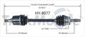 NEW CV AXLE